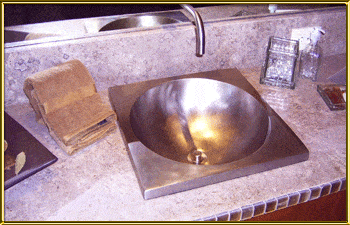 Elite Bath Bathroom Sinks Bronze - DaBloom SR17 Bathroom Lavatory Sink - 5 Finishes